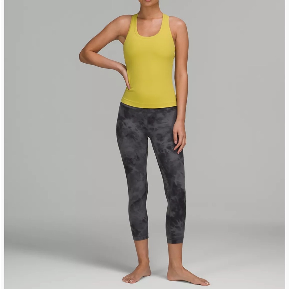 Lululemon Align Pant 25” in Diamond Dye Pitch Grey Graphite